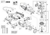 Bosch 3 601 HC0 320 GWS 2200 Angle Grinder Spare Parts
